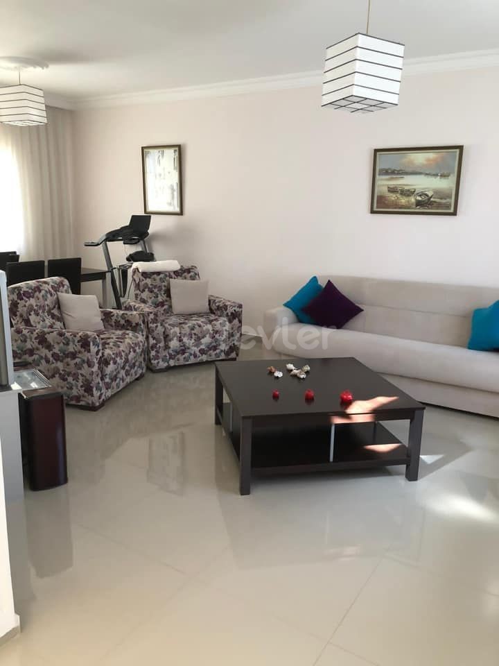 -3 + 1 Fully Furnished LUXURY RENTAL TWIN VILLA - IMMEDIATELY AVAILABLE - 3 + 1 Fully Furnished Apartment for Rent 1 Minute from the Markets of the YENIKENT Region. 2 WC AND BATHROOM - GARDEN - BARBECUE - CAR GARAGE ** 