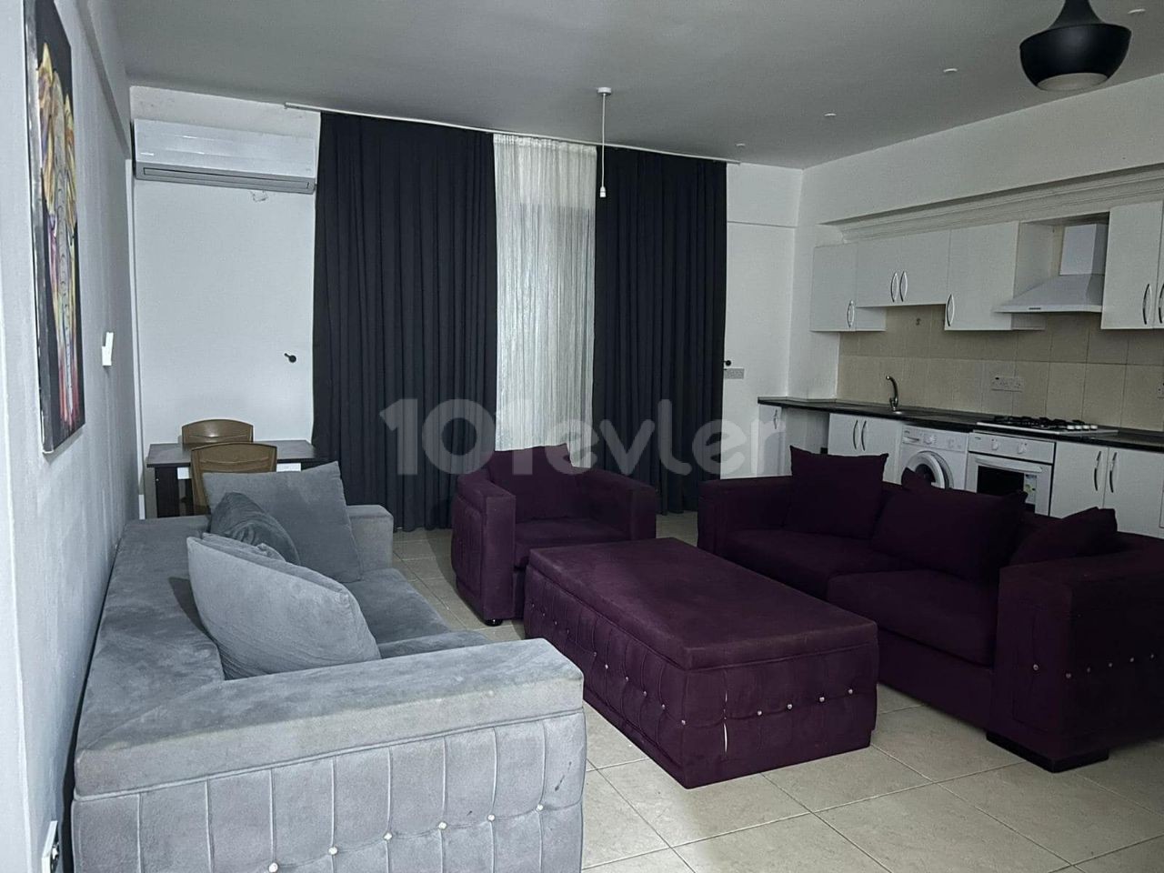 IMMEDIATELY AVAILABLE - 2+1 FURNISHED FLAT in Küçük Kaymaklı Area, 2 Minutes from School Buses and Markets.