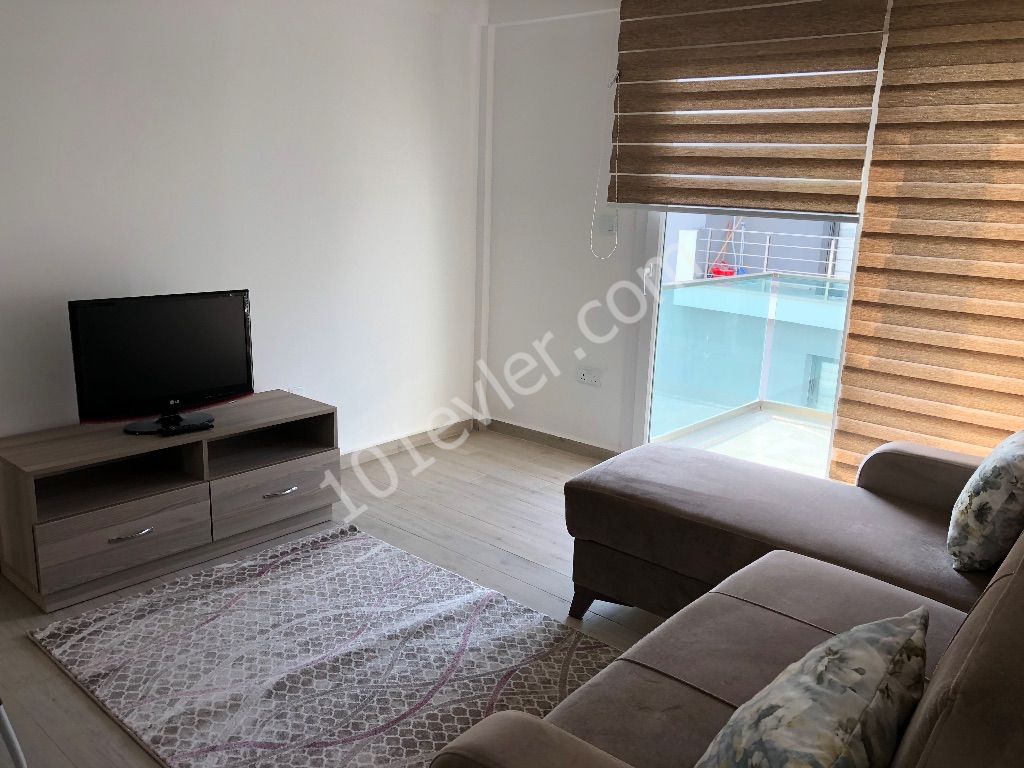 Ready to move! 2 Beds Modern Flat in Kyrenia Center With Communal Pool, Security and Underground Parking