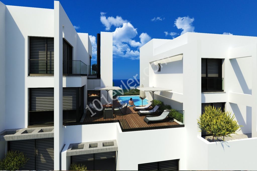 1+1, 2+1 AND PENTHOUSE APARTMENTS IN THE KASHGAR DISTRICT OF KYRENIA ** 