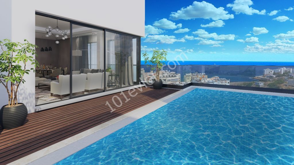 1+1, 2+1 AND PENTHOUSE APARTMENTS IN THE KASHGAR DISTRICT OF KYRENIA ** 