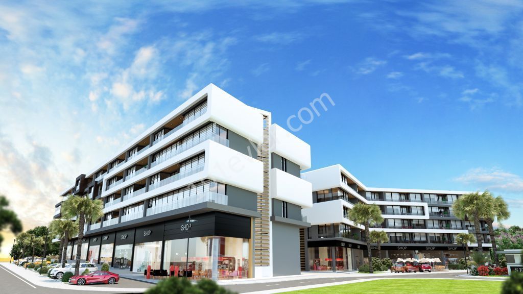 1+ 1 APARTMENTS WITH COMMERCIAL + RESIDENTIAL QUALITIES IN OMAĞ INTENSE NICOSIA PROJECT ** 