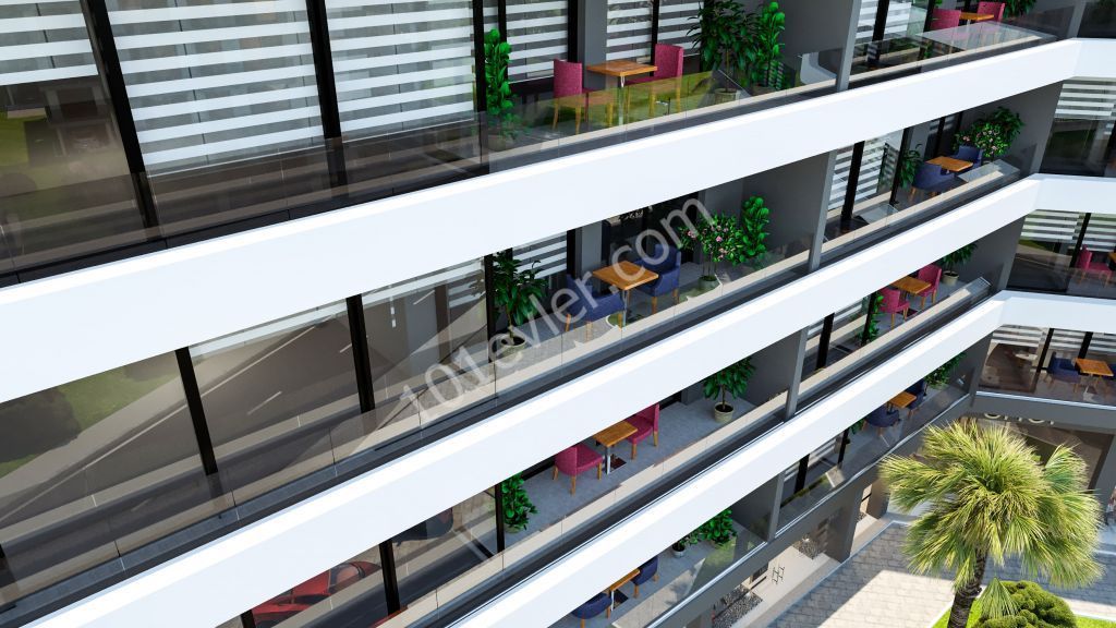 1+ 1 APARTMENTS WITH COMMERCIAL + RESIDENTIAL QUALITIES IN OMAĞ INTENSE NICOSIA PROJECT ** 