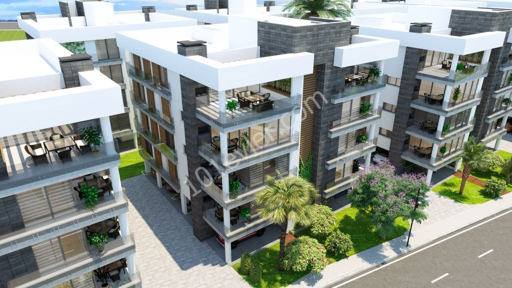 3 + 1 APARTMENTS AND 2 + 1 PENTHOUSE IN OMAGH INTENSE NICOSIA PROJECT - 130 M2 ** 