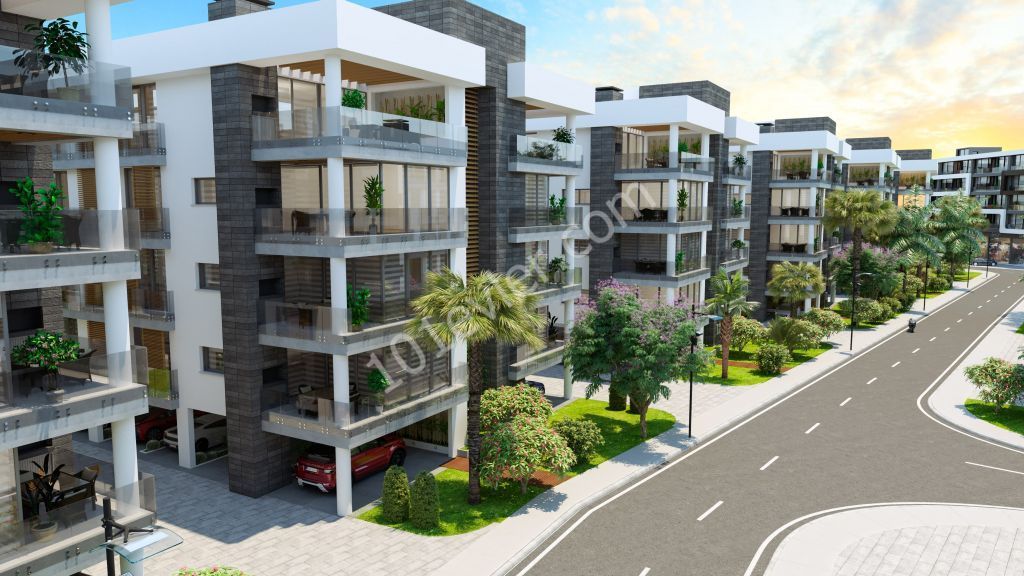 3 + 1 APARTMENTS AND 2 + 1 PENTHOUSE IN OMAGH INTENSE NICOSIA PROJECT - 130 M2 ** 