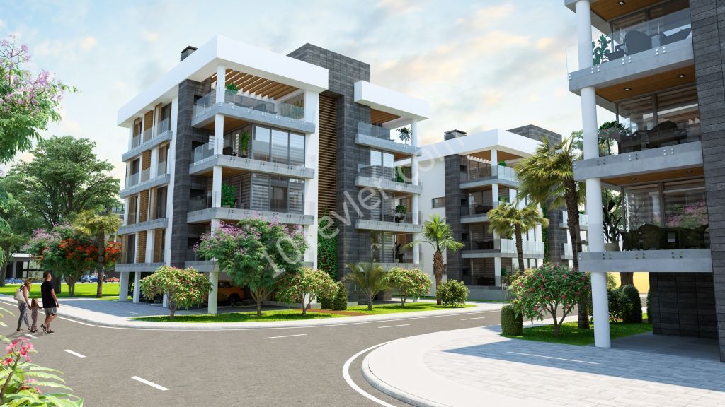 3 + 1 APARTMENTS AND 2 + 1 PENTHOUSE IN OMAGH INTENSE NICOSIA PROJECT - 130 M2 ** 