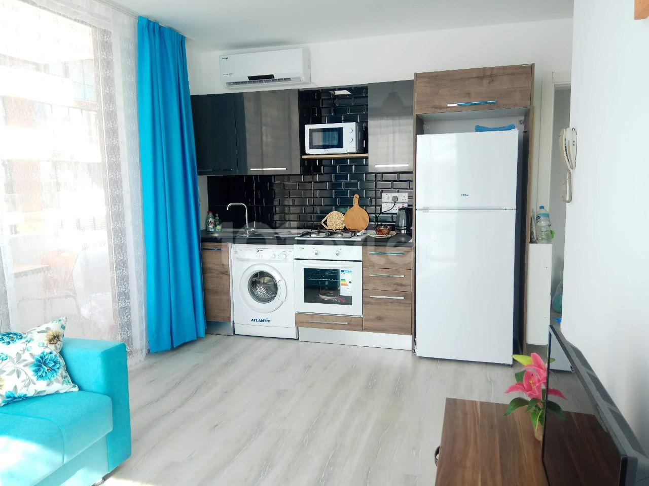 Gazimağusa Merkezde Uptown Park'da Kiralık 1+1 Daire