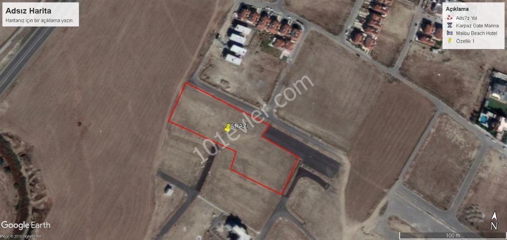 Residential Zoned Plot For Sale in Yenikent, Nicosia