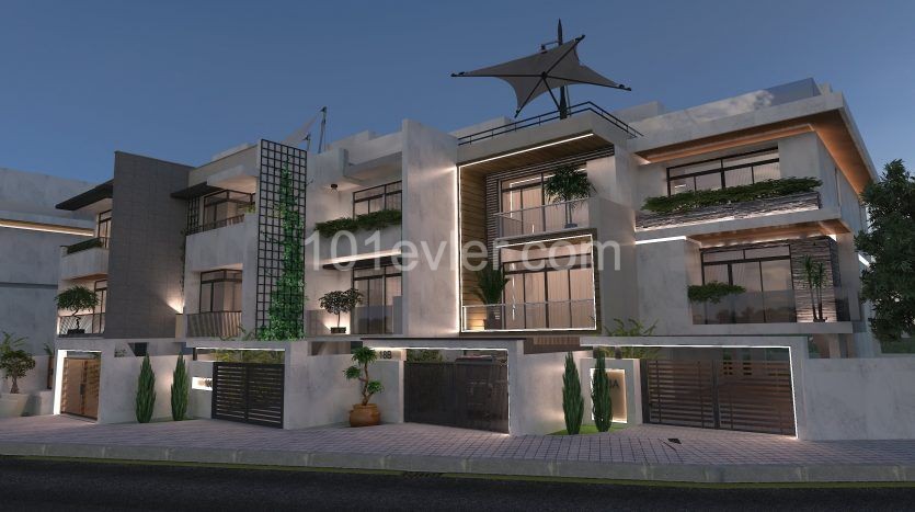 A unique life in Girne-Zeytin...Triplex 3+1 Townhouse. ready to move. ** 