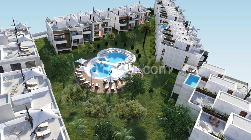 A unique life in Girne-Zeytin...Triplex 3+1 Townhouse. ready to move. ** 