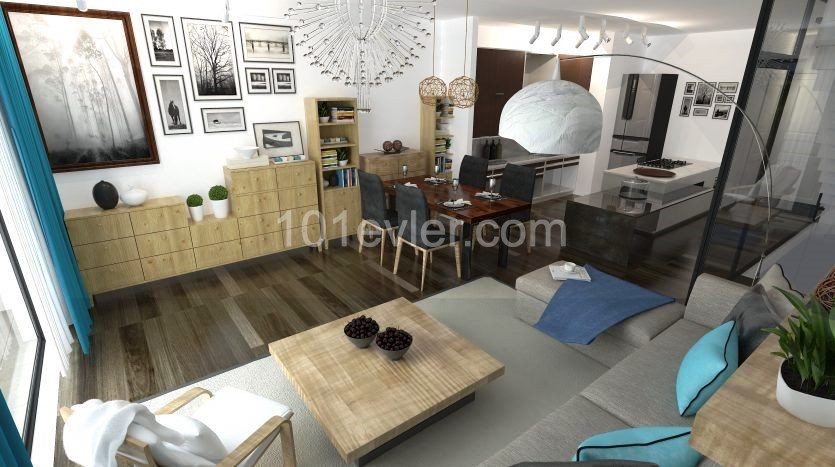 A unique life in Girne-Zeytin...Triplex 3+1 Townhouse. ready to move. ** 