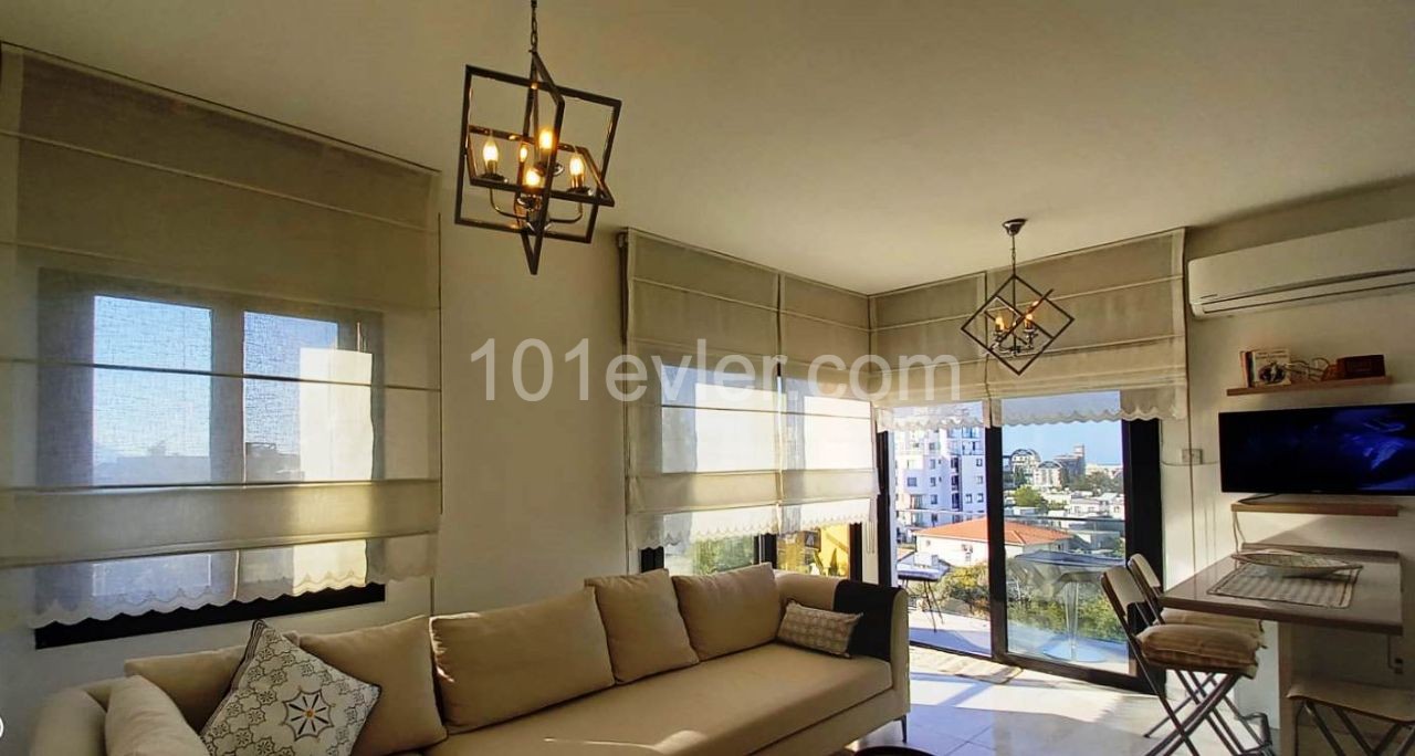 2 bedroom fully furnished flat with green city view in Kyrenia -Karmarket area ** 