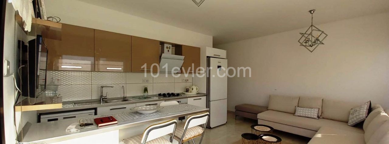 2 bedroom fully furnished flat with green city view in Kyrenia -Karmarket area ** 