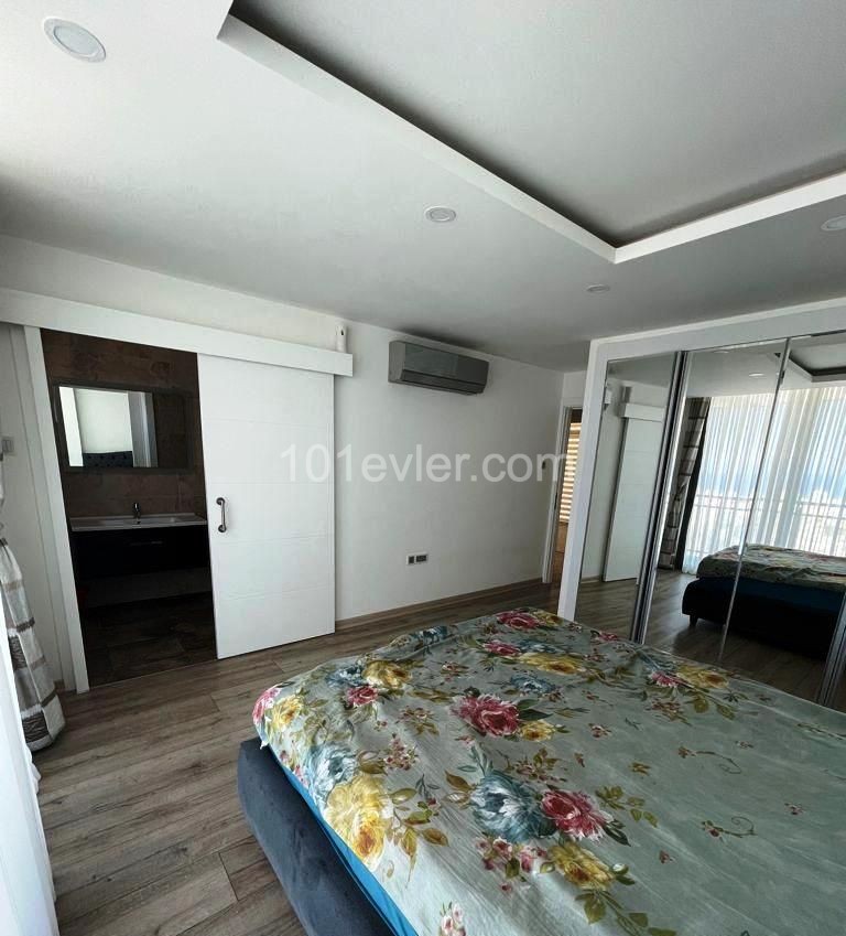 Luxury apartment with panoramic view 200 mk +120 mk balcony in a luxury residence in the center of Kyrenia. ** 