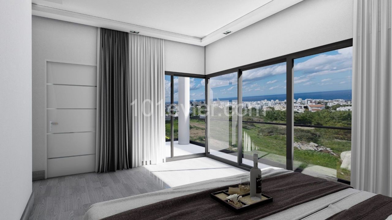 For sale 4 bedrooms modern Luxury villas in Zeytinlik -Kyrenia