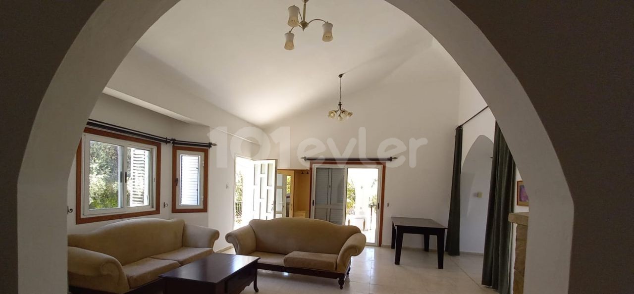 3 bedroom single storey house with private pool close to the main road in Çatalkoy. ** 