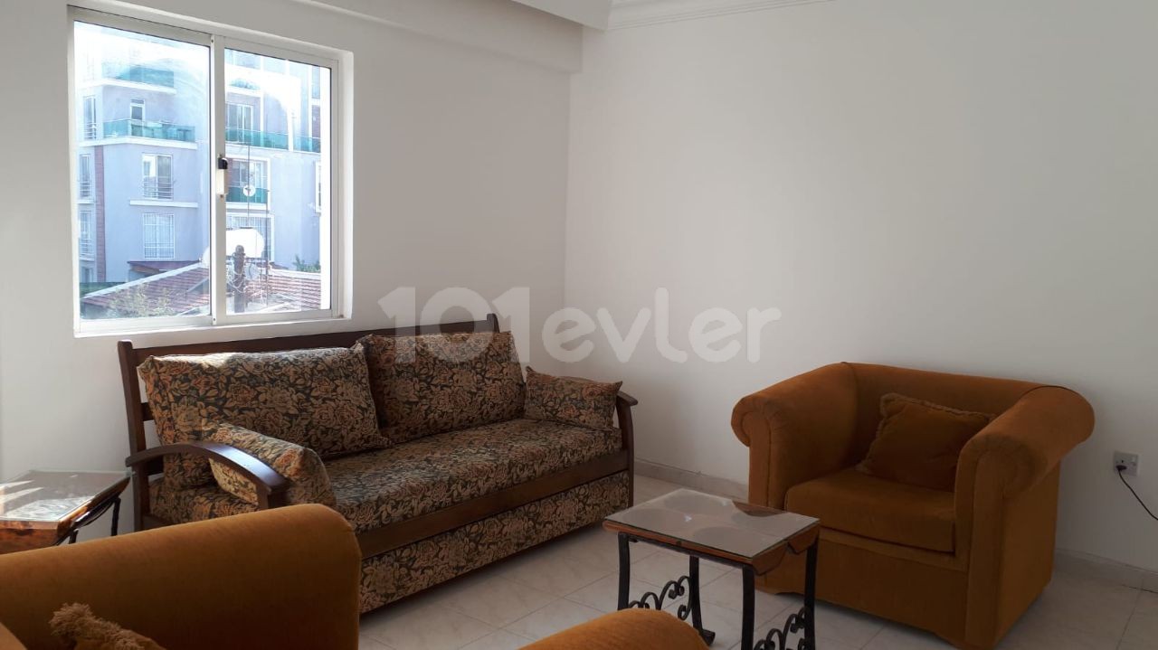 2nd hand furnished 2 + 1 in the Lavaş restaurant area in the center of Kyrenia is for rent from the date of 01 August. On the annual advance pay.e is 300 STG **  ** 