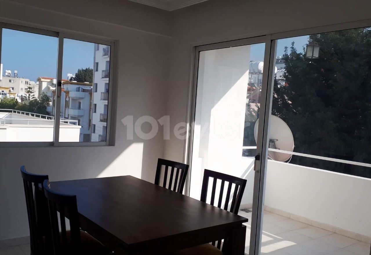 2nd hand furnished 2 + 1 in the Lavaş restaurant area in the center of Kyrenia is for rent from the date of 01 August. On the annual advance pay.e is 300 STG **  ** 