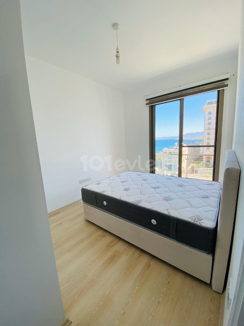 2 + 1 fully furnished apartment with an UNOBSTRUCTED VIEW at the foot of the LOrd palace hotel in the center of Kyrenia. **  ** 