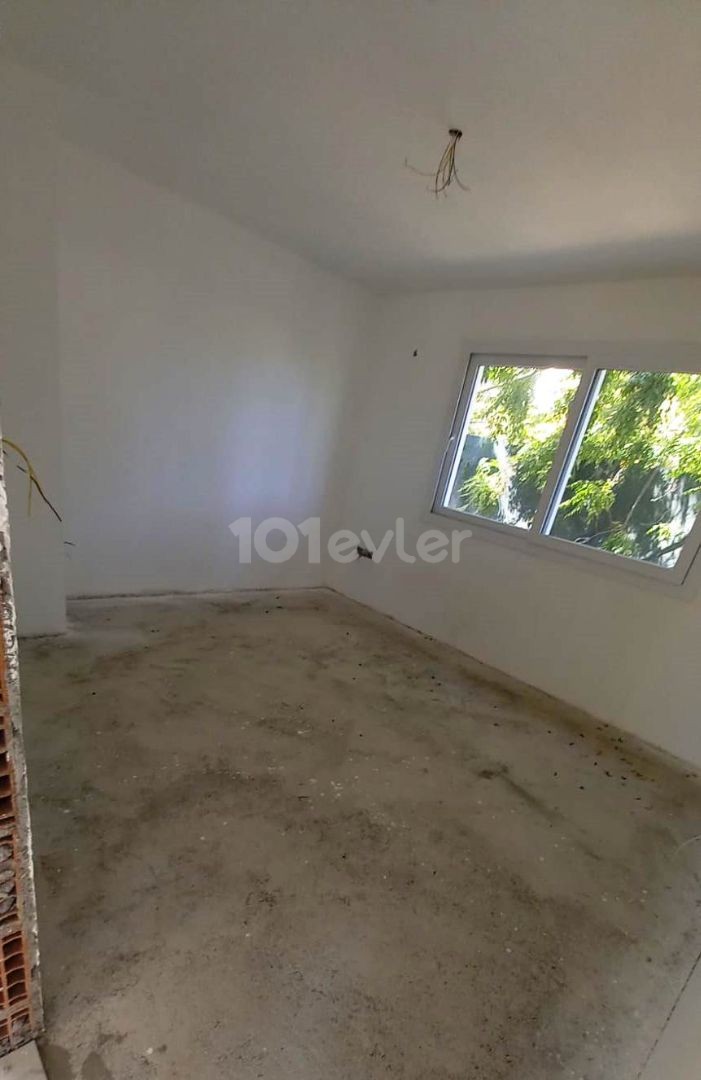 Garden floor 2 + 1 Apartment at the completion stage in Kyrenia-Catalkoy ** 