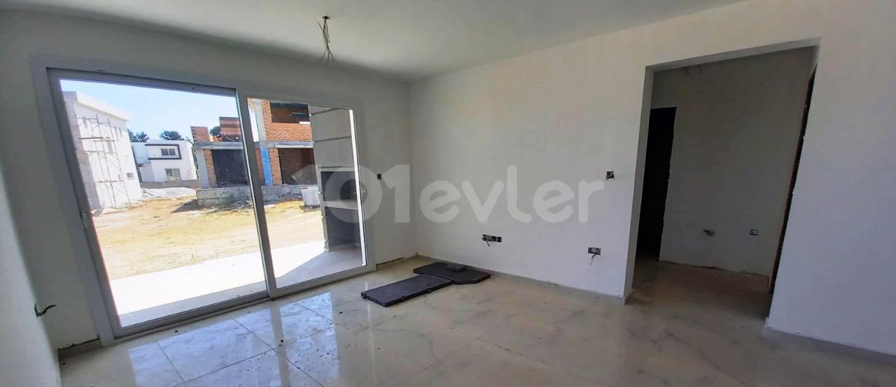 Garden floor 2 + 1 Apartment at the completion stage in Kyrenia-Catalkoy ** 