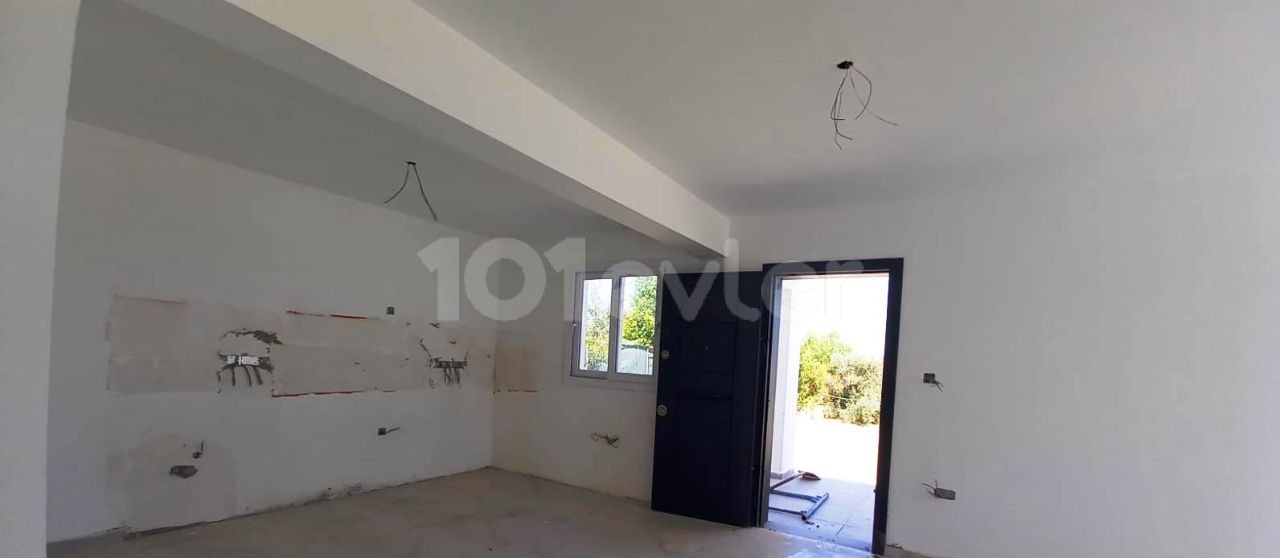 Garden floor 2 + 1 Apartment at the completion stage in Kyrenia-Catalkoy ** 