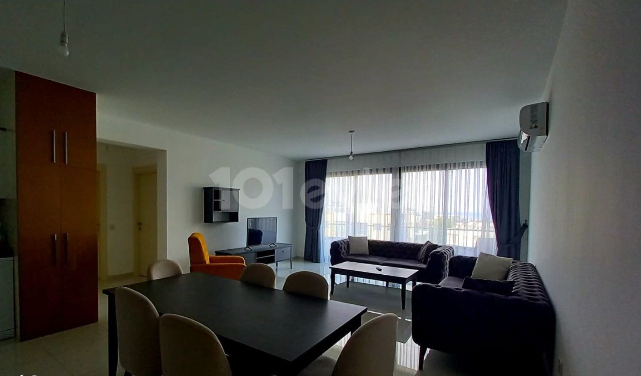 2+1 fully furnished luxury flat with Turkish title deed suitable for investment and living in the heart of Kyrenia