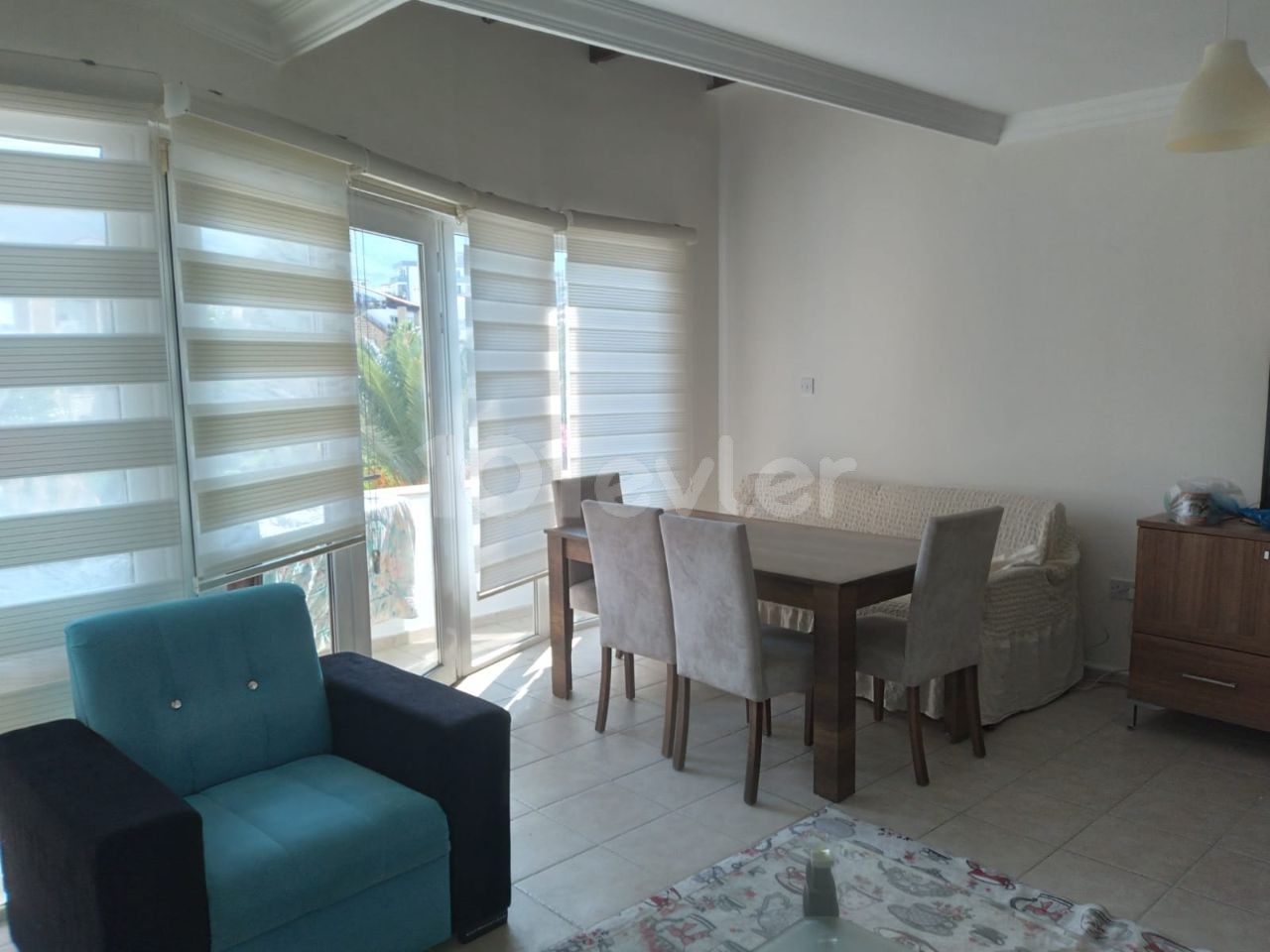 Fully furnished 3+1 flat for rent in a well-maintained complex with pool