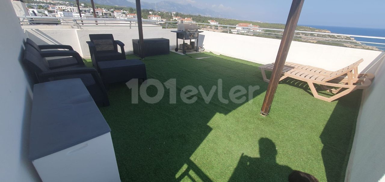 2+1 FULLY FURNISHED FLAT FOR SALE IN TURTLE BAY SITE IN KYRENIA ESENTEPE REGION