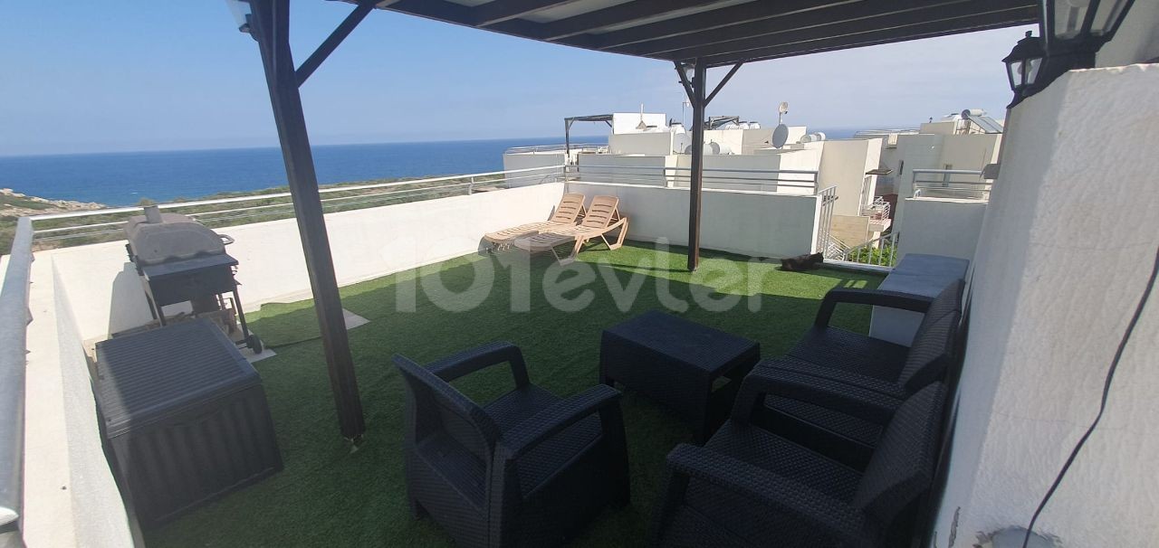 2+1 FULLY FURNISHED FLAT FOR SALE IN TURTLE BAY SITE IN KYRENIA ESENTEPE REGION