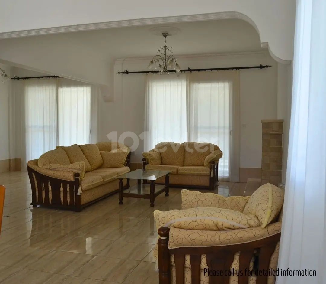 4+1 DETACHED GARDEN VILLA FOR SALE IN GIRNE ÇATALKÖY REGION