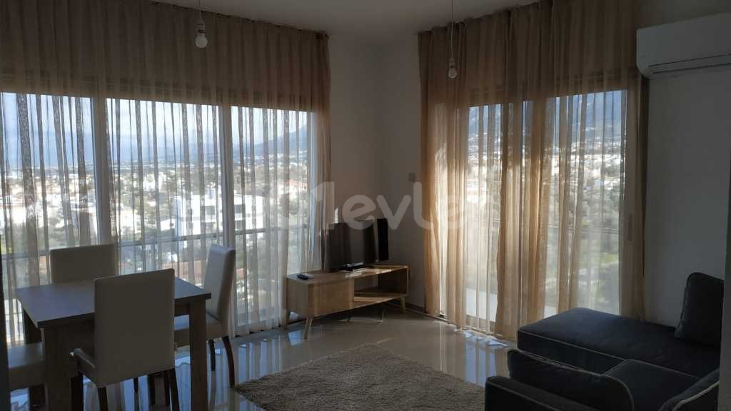 1+1 flat for rent in Kyrenia Doğanköy skyport residence (will be available in the first week of May.)