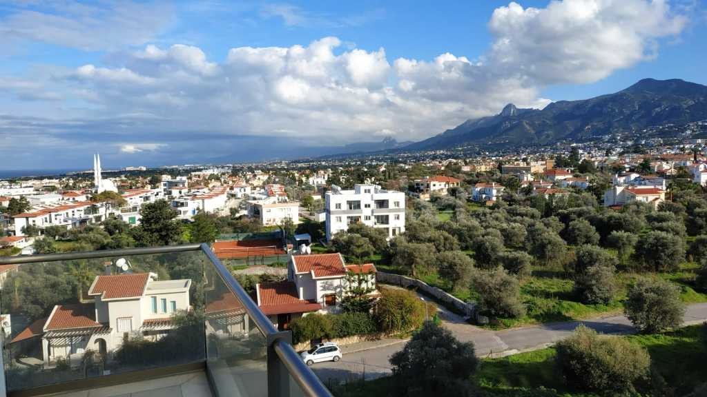 1+1 Wohnung zur Miete in der Skyport-Residenz Kyrenia Doğanköy (wird in der ersten Maiwoche verfügbar sein).