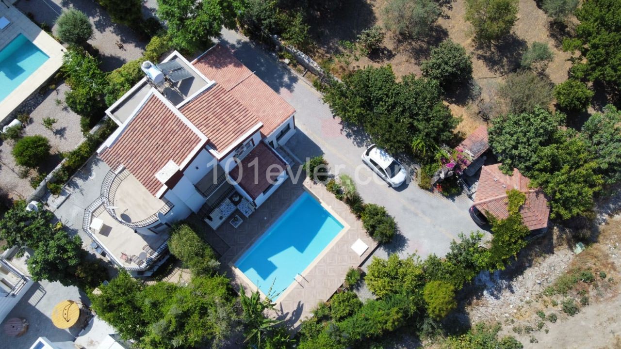 A villa with a private swimming pool on a half-decker detached plot in Ozankoy.. ** 