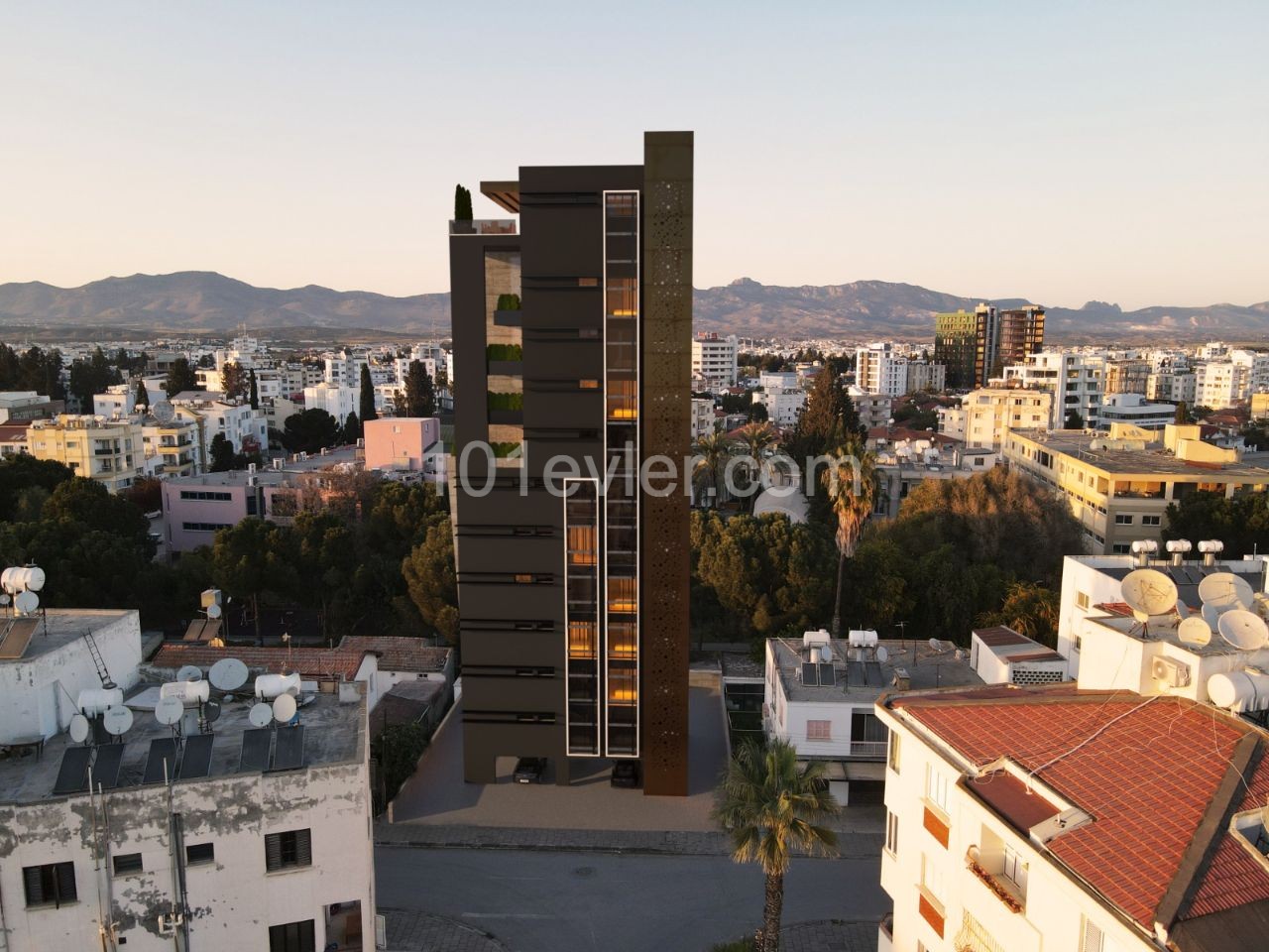 2+1 Luxus-Wohnungen zum Verkauf im Herzen der Hauptstadt am Strand von Nikosia ** 