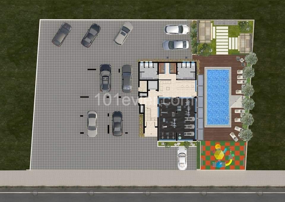 Zu verkaufen 80m2 2+1 Wohnung in Pier longbeach ** 