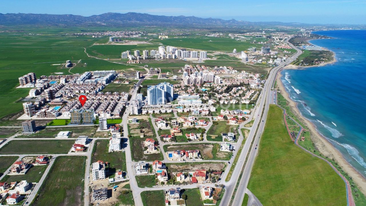 İskele Longbeach'de proje aşamasında 2+1 daireler