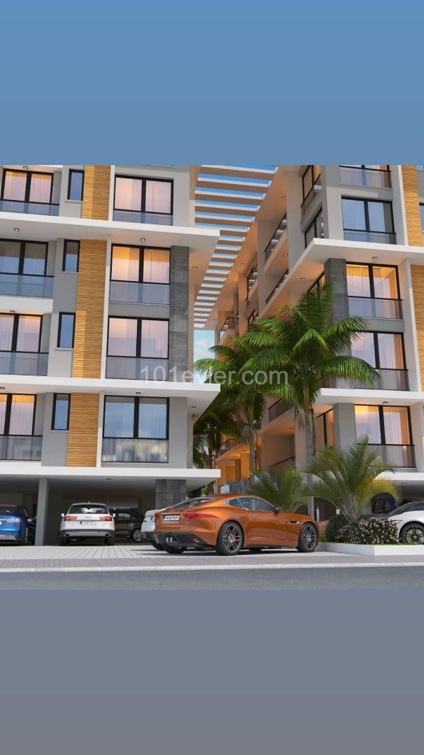 Luxurious 2+1 flats for sale in Iskele Longbeach with 36 months 0 interest rate at the project stage ** 