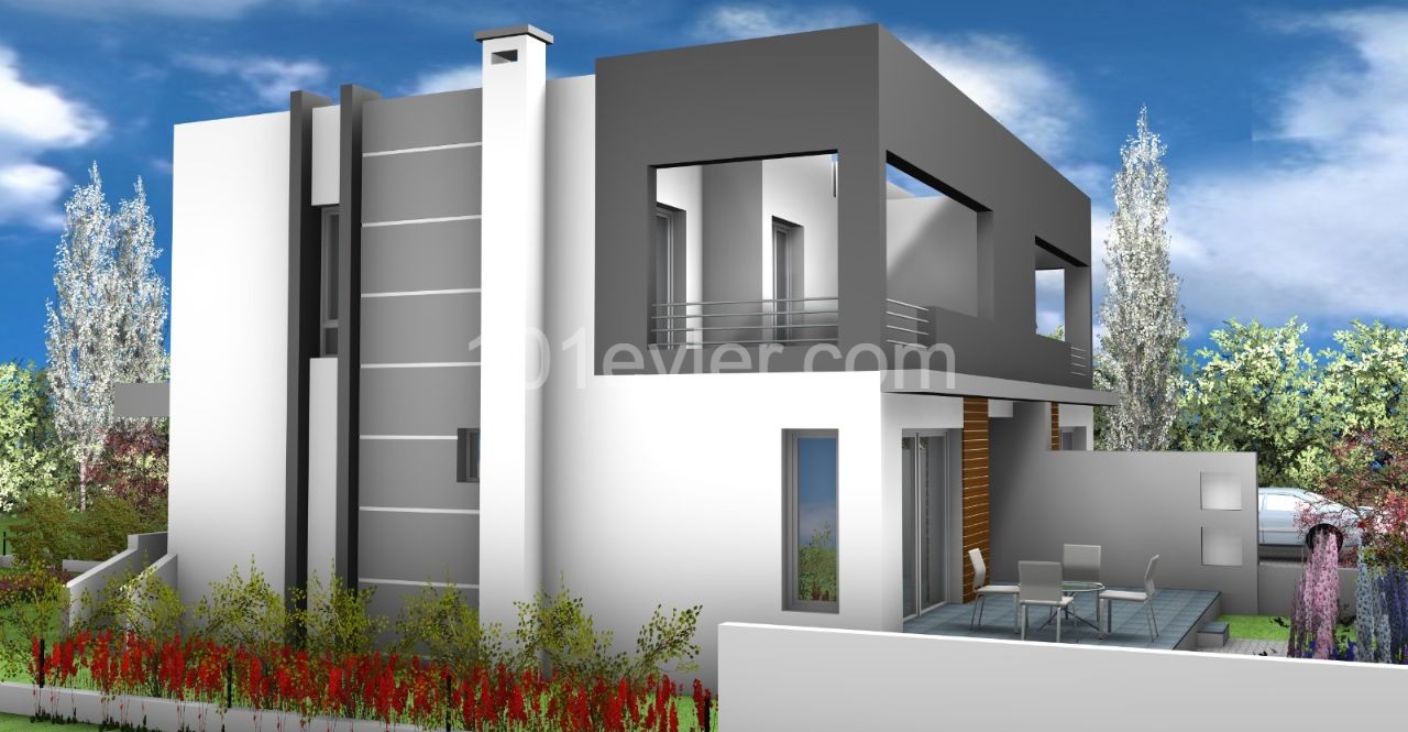 3+1 twin villa for sale in Iskele Bogaz ** 