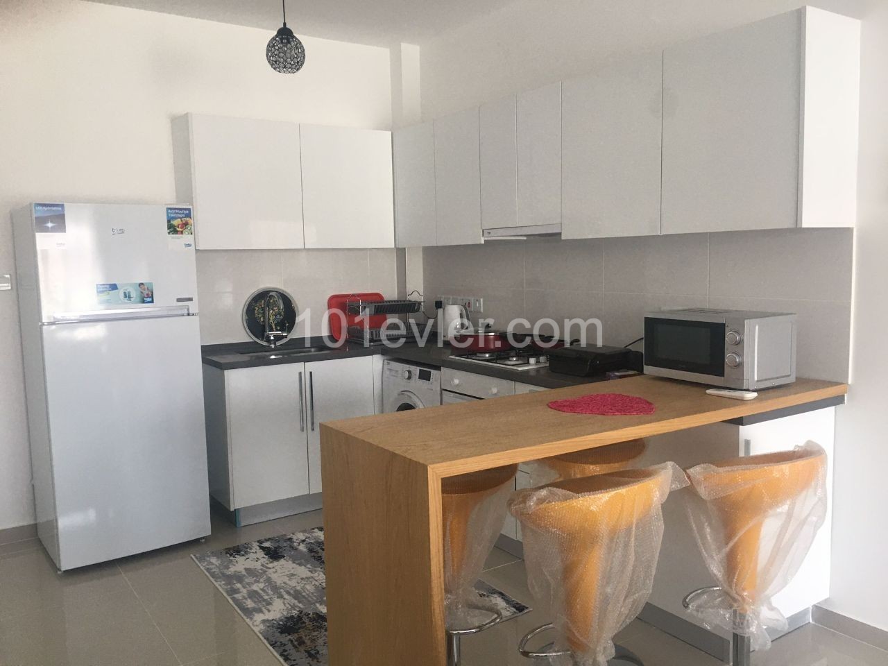 1+1 flat for rent in Iskele Longbeach ** 