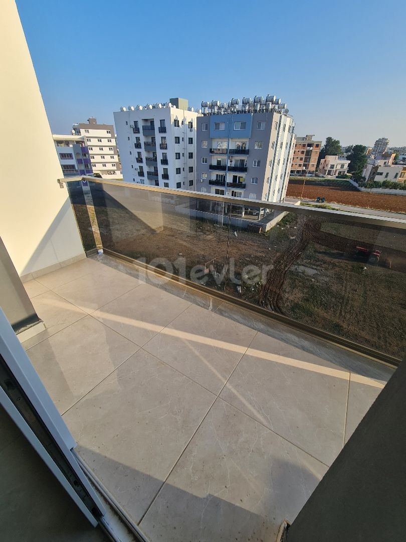 Furnitureless brand new 2+1 apartment for rent in canakkale area of Famagusta