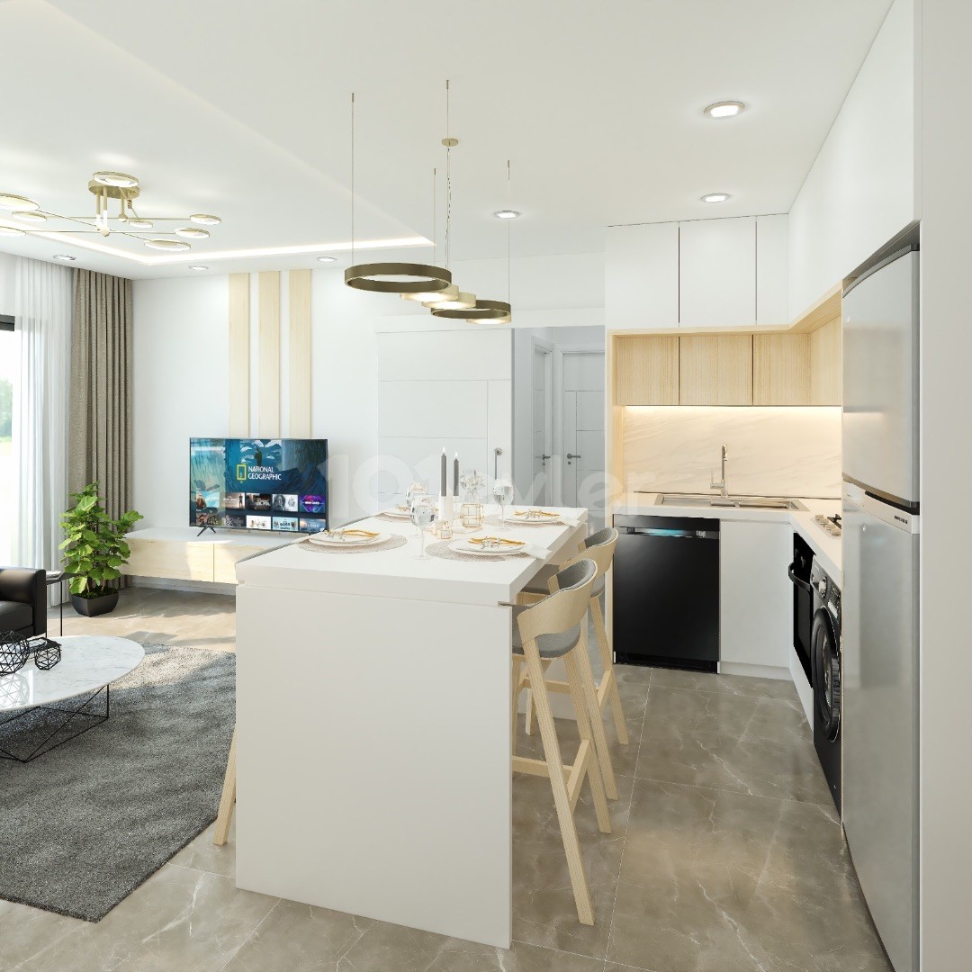 Luxury 2+1 apartments for sale in Iskele longbeach