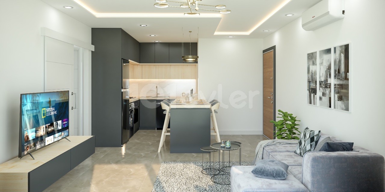 Luxury 2+1 apartments for sale in Iskele longbeach