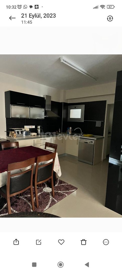 Alasya parkta full eşyalı kiralık 3+1