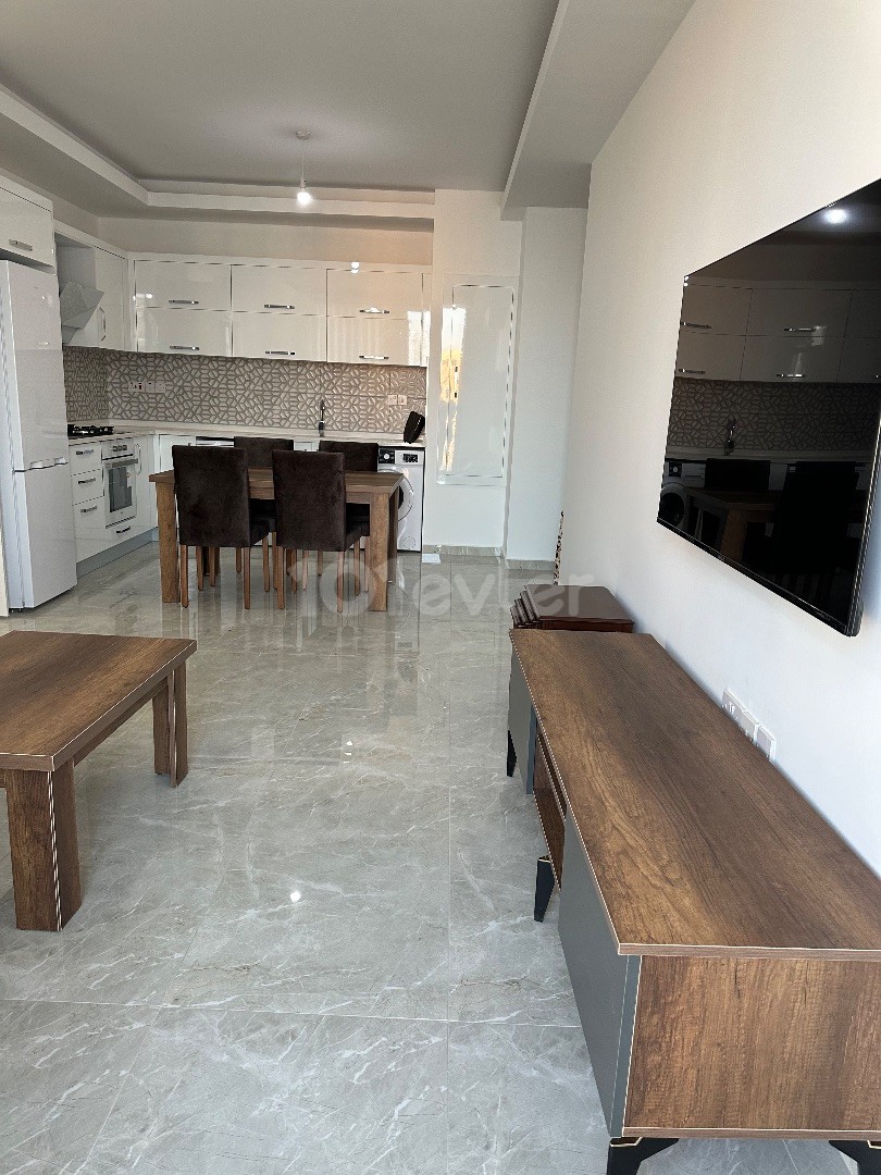 Fully luxury furnished 2+1 brand new flats for rent in Iskele Long beach