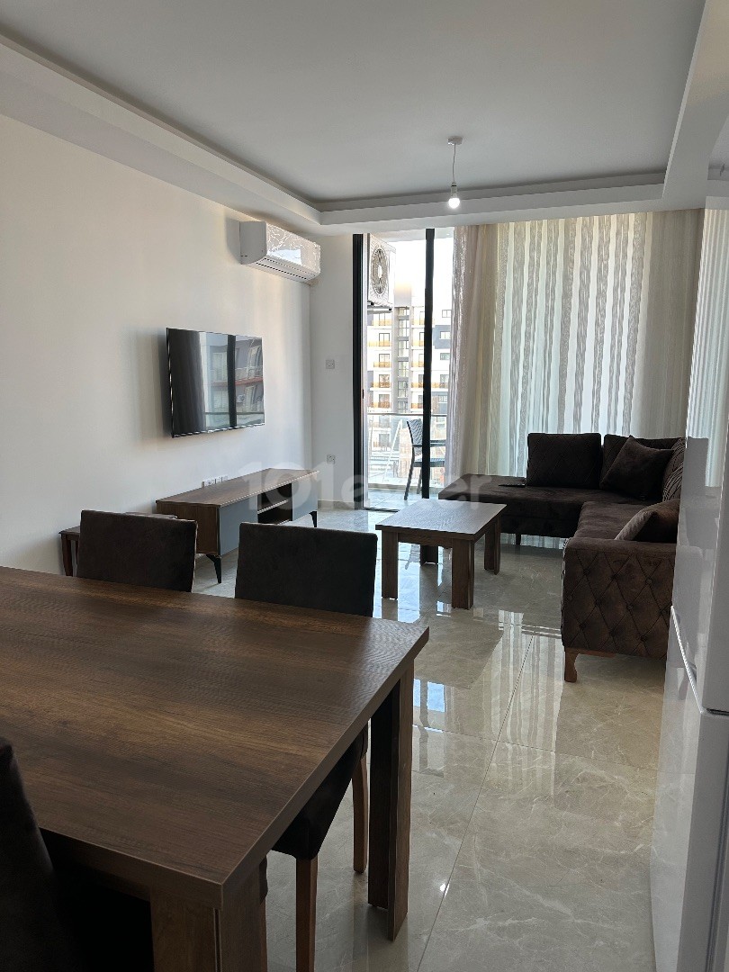 Fully luxury furnished 2+1 brand new flats for rent in Iskele Long beach