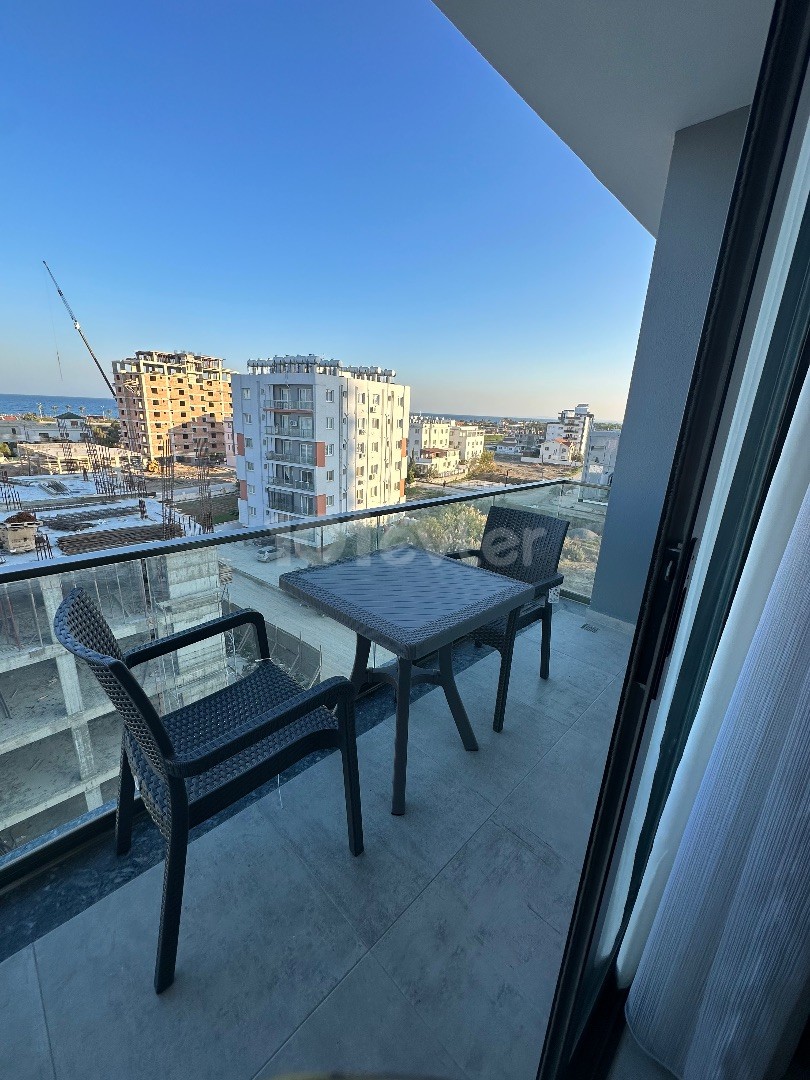 Fully luxury furnished 2+1 brand new flats for rent in Iskele Long beach