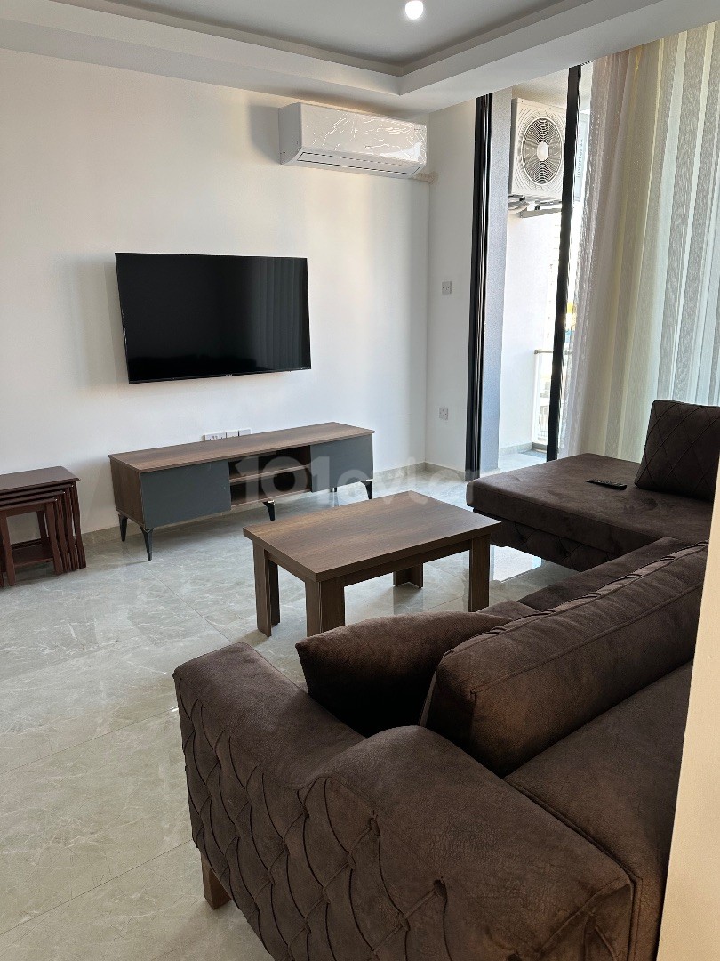 Fully luxury furnished 2+1 brand new flats for rent in Iskele Long beach