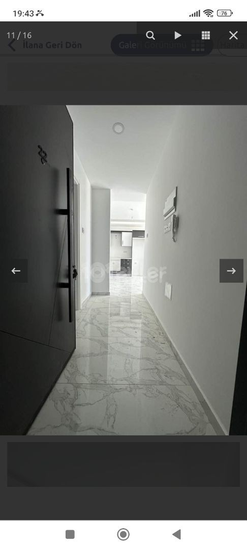 Brand new, unfurnished, 2+1 flat for rent in Iskele long beach