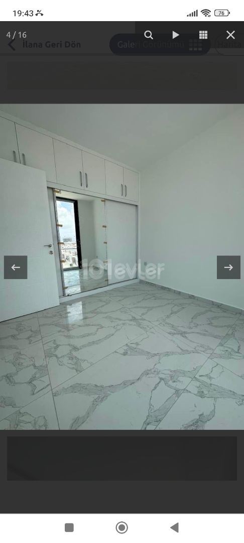 Brand new, unfurnished, 2+1 flat for rent in Iskele long beach